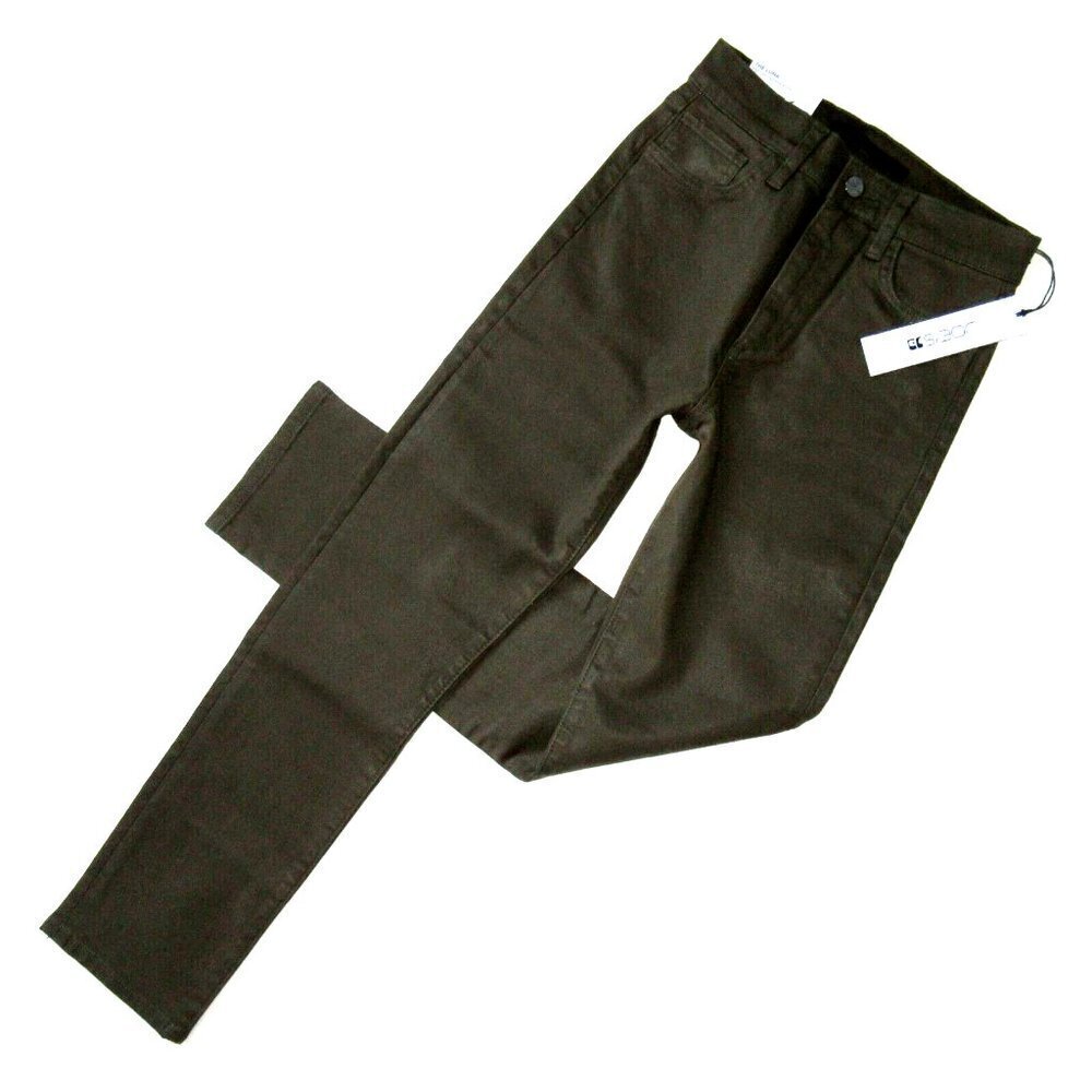 NWT Joe's Jeans The Luna in Autumn Sage Green Coated Cigarette Jeans 27